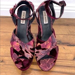 steven madden purple velvet heels